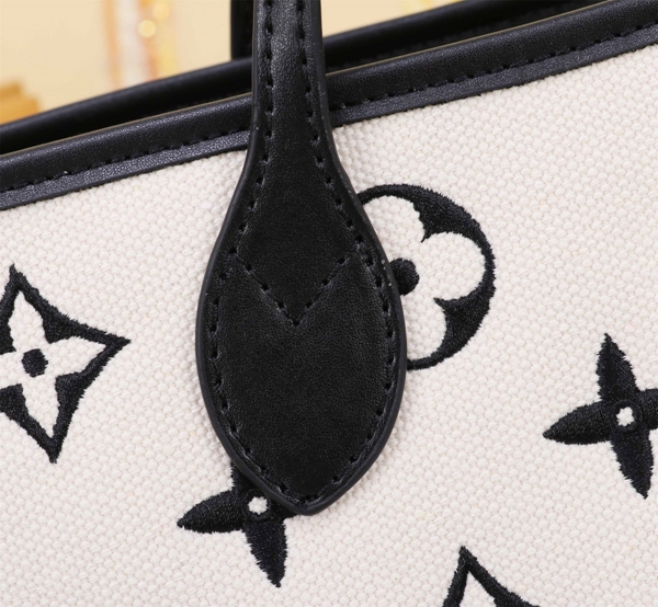 ルイヴィトンバッグ素材ディテール